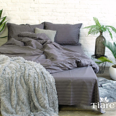 Постільна білизна Tiare 76 Сатин Страйп Кольоровий двоспальний (76_Stripe_dv) Вінниця - фото 1