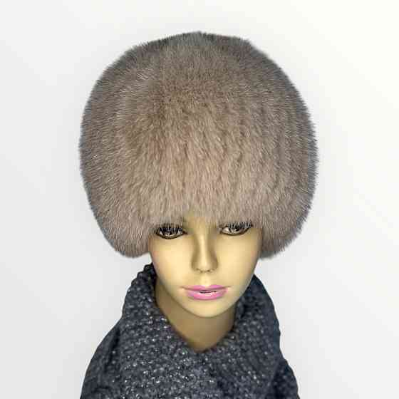 Шапка меховая женская сноп Анастасия Бежевый Харьков