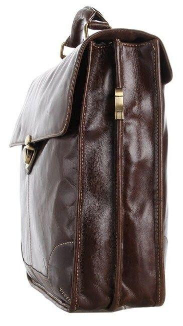 Сумка чоловіча Vintage 14085 для ноутбука Коричнева Київ - фото 6