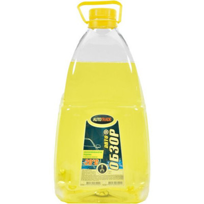 Омыватель автомобильный Автотрейд зимний этил. OBZOR AUTO (-20) 5л Лимон (4820134030911) Винница - изображение 1