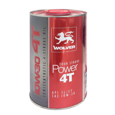 Моторна олива Wolver FOUR STROKE POWER 4T 10W-30 1л (4260360943379) Вінниця - фото 1