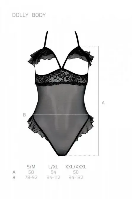 Боді DOLLY BODY black S/M Passion Львов - изображение 4