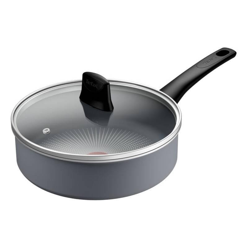 Сотейник з кришкою Tefal Halo 24 см (C3123253) ( Червоний ) Харків - фото 1