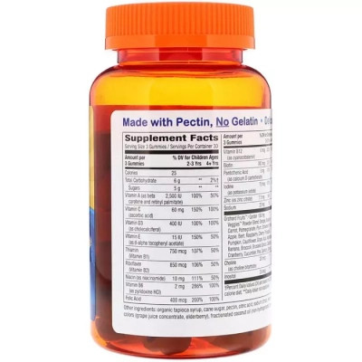 Мультивітамін Nature's Way Мультивітаміни для Дітей, Alive, Смак Винограду та Апельс (NWY-15789) Вінниця - фото 2