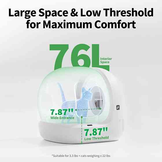 Смарт-лоток Petkit Pura Max 2 Self-Cleaning Cat Litter Box (Basic) P9902 ( 14420 ) Харків