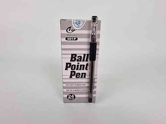 Ручка кулькова 1.0 mm тм Tianzhijiaozi "TY 501" чорна (24 шт.) Харків