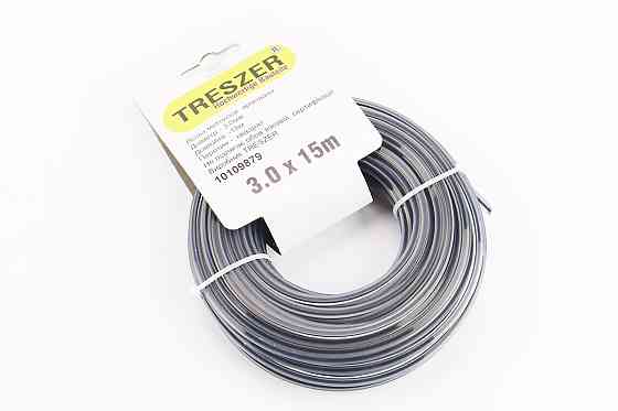 Струна косильна d-3,0mm, 15м "квадрат", двокомпонентна Киев