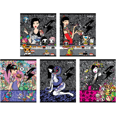 Тетрадь Kite tokidoki , 48 листов, клетка (TK22-259) Винница - изображение 1
