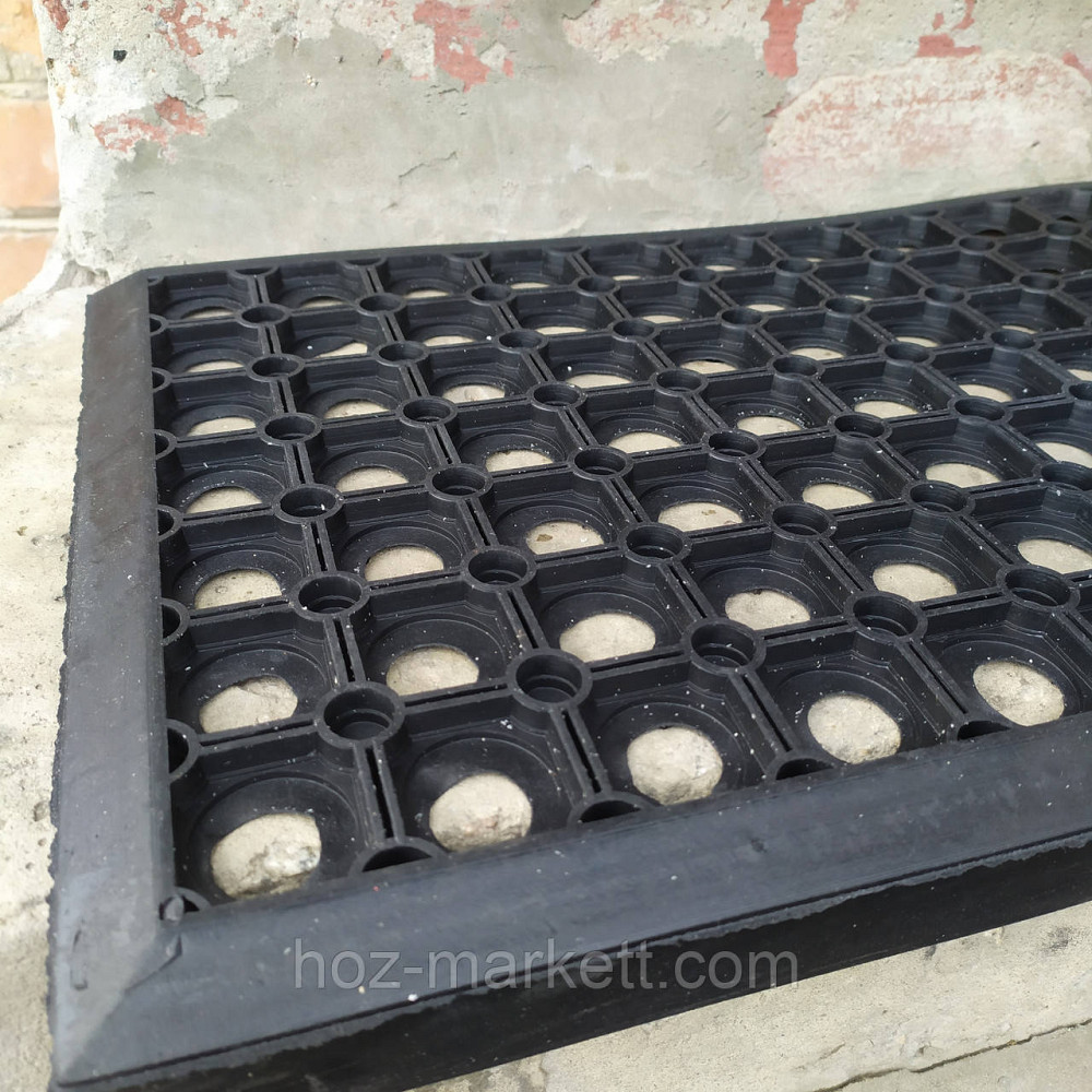 Коврик накладка на ступени антискользящий грязезащитный 90 х 30 см соты противоскользящие килими на сходи Харьков - изображение 3