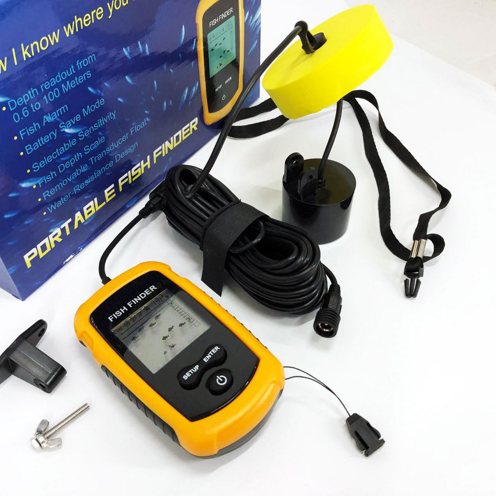 Эхолот портативный Fish Finder до 100м сонар портативный универсальный RO-38 Львов - изображение 11