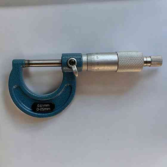 Мікрометр гладкий МК 0-25 мм — прецизійний вимірювальний інструмент для точних зовнішніх вимірів металу Харків