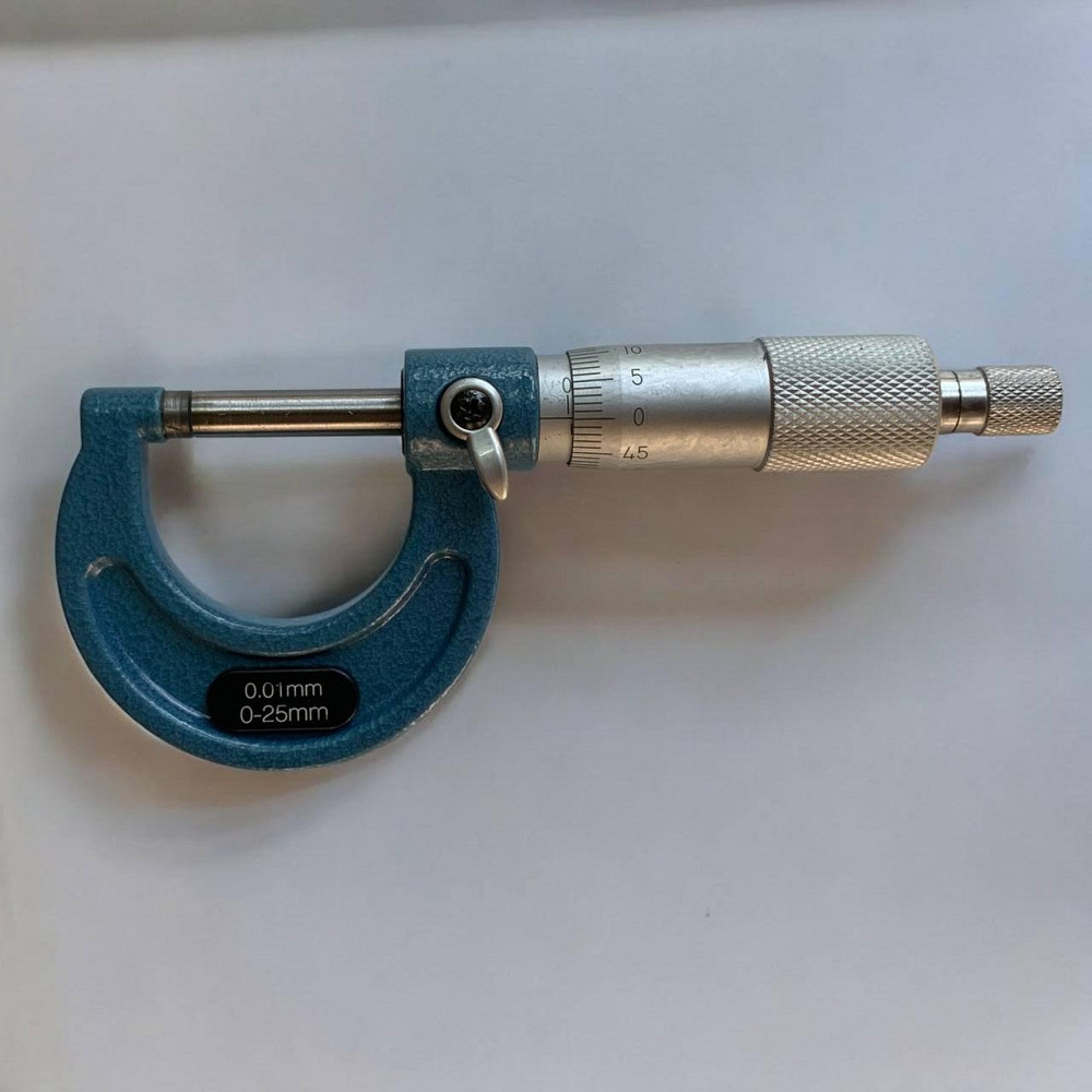 Мікрометр гладкий МК 0-25 мм — прецизійний вимірювальний інструмент для точних зовнішніх вимірів металу Харків - фото 1