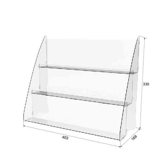 Гірка підставка EKOSTAR 3х ярусна 403х330х166 Київ