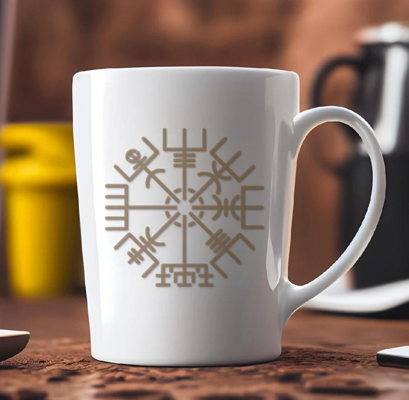 Набір з 6 багаторазових шаблонів рунічної писемності, шаблони кельтського алфавіту, символів та Шоло Київ - фото 4