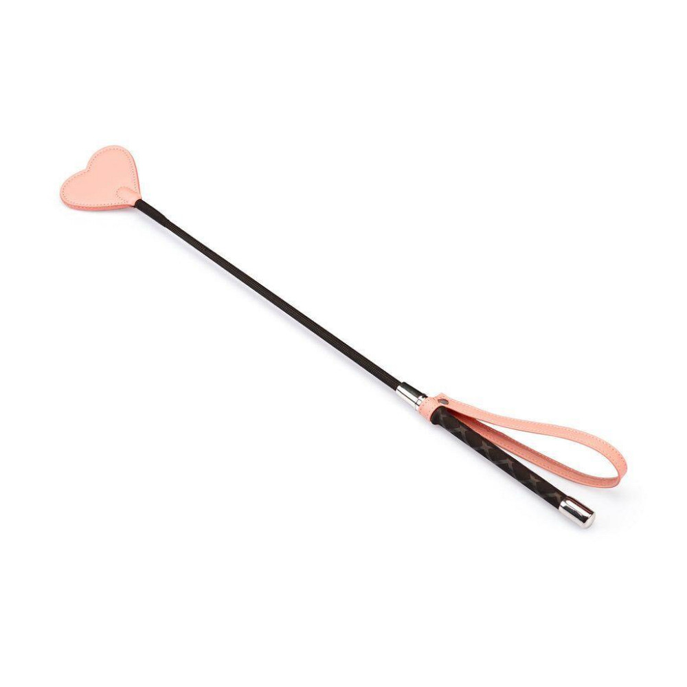 Шльопалка-сердечко Liebe Seele Dark Candy Pink Riding Crop, 55 см Sex Aura Київ - фото 1