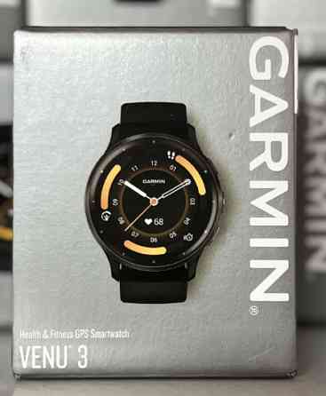 СМАРТ - Часы: Garmin Venu 3 Slate S. Steel Bezel w. Black Case. Киев