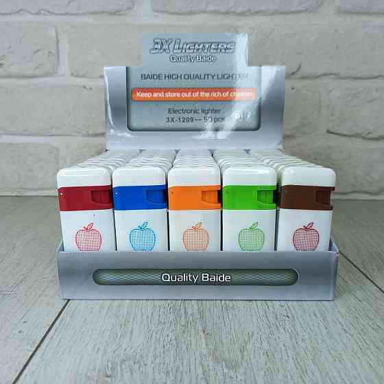 Зажигалка с фонарем турбо-пламя с Крышкой Turbo пламя игла уп/50шт Харьков