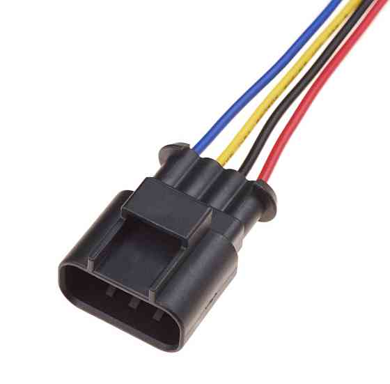 Роз'єм конектор с проводом, 4-кон., Дпдз (Дат, Положения Дроссельной Заслонки), 178399-2, TE Ford, Mazda 47659 Київ