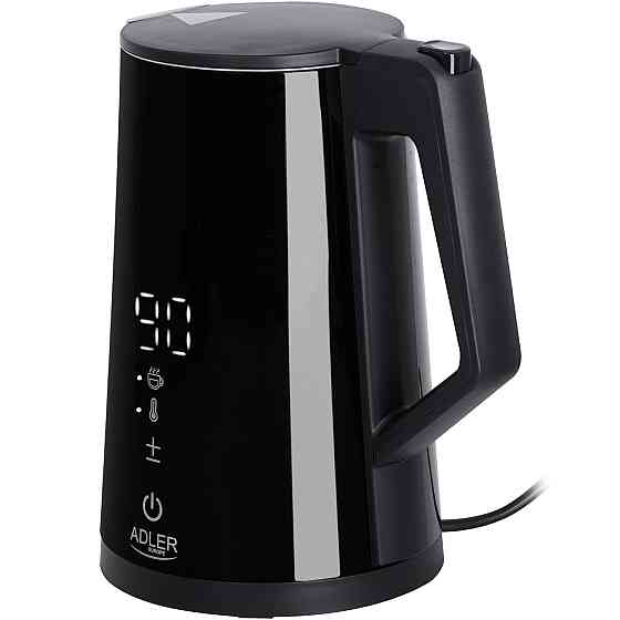 Електрочайник Adler AD 1345 black 1850-2200Вт/ 1.7л/ STRIX/ встановлення температури/ Вінниця