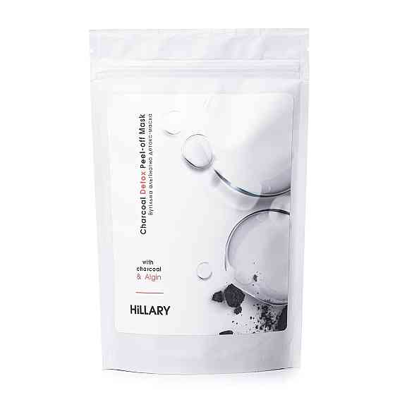 Вугільна альгінатна детокс-маска Charcoal Detox Peel-off Mask Hillary 100 г Київ