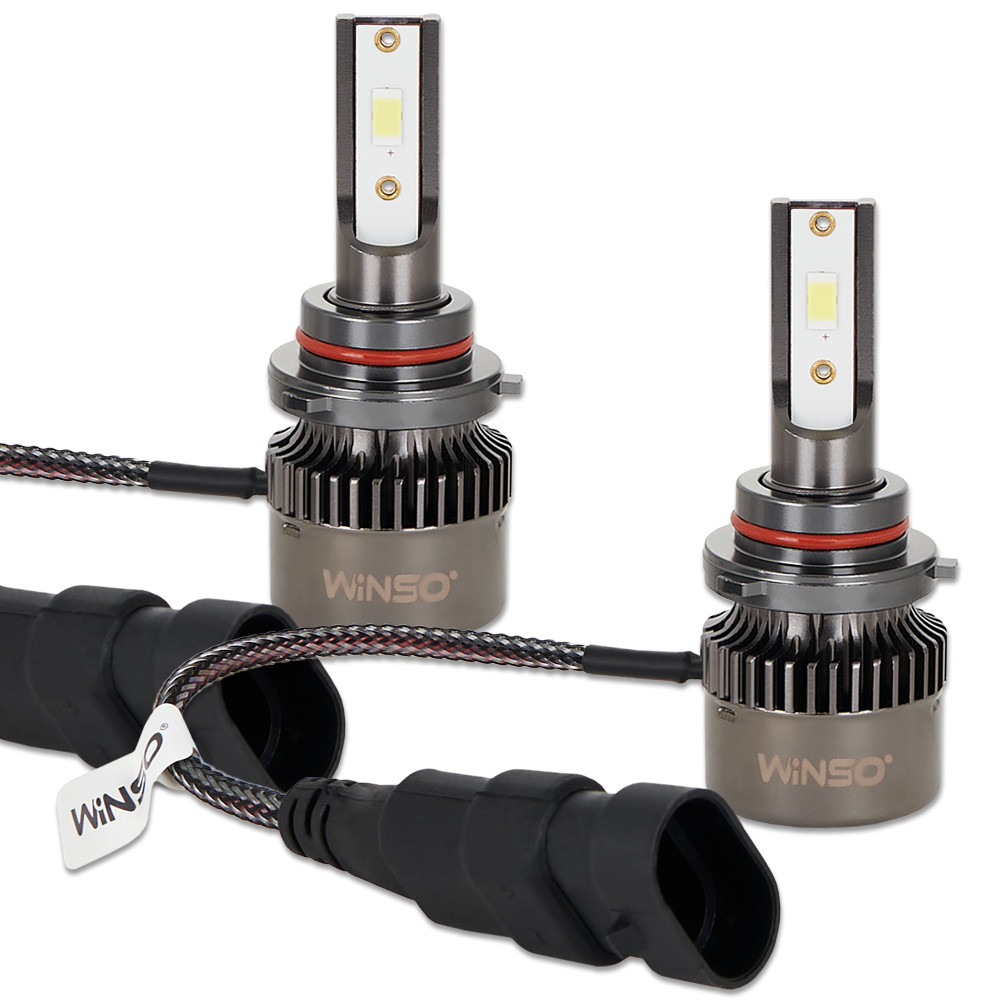 Автолампа Winso LED HВ4(9006) 12/24V 50Вт 5000Лм 6500K CSP3570 2шт Львів - фото 3