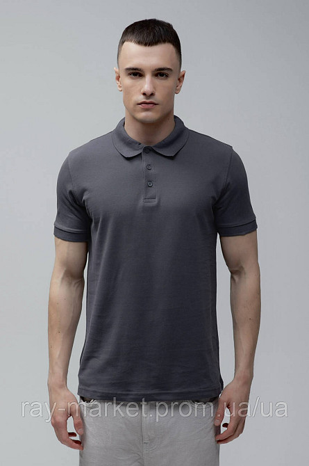 Поло класичне Stedman Lux Polo чоловіче графіт (ST9060-SLG) XXL Київ - фото 6