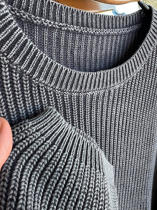 Светр жіночий A-N 875 варка в'язка оверсайз one size, графіт, one size Київ - фото 5