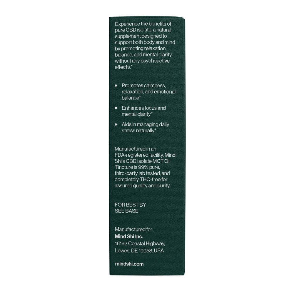 Олія канабідіол Mind Shi CBD Oil Isolate 3000 mg 10 ml апельсин Київ - фото 6