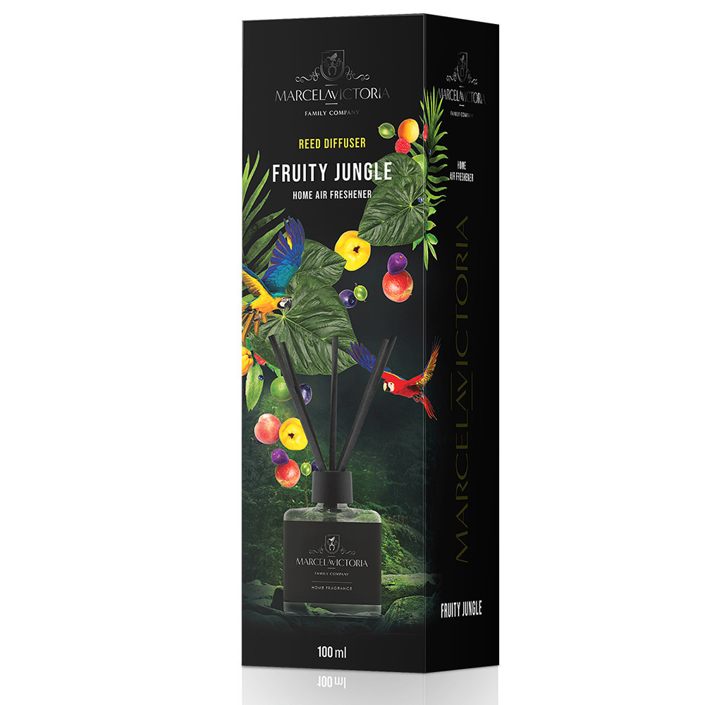 Аромадифузор для дому "Reed Diffuser" Fruity Jungle (Фруктові джунглі) 100мл Marcela&Victoria Київ - фото 1