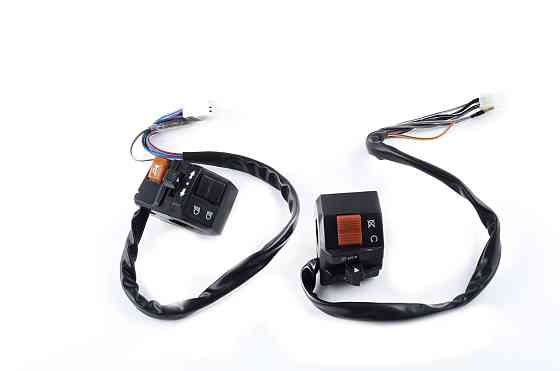 Блоки кнопок керма (пара) Zongshen SPARK R6 (чорні) XVP Киев