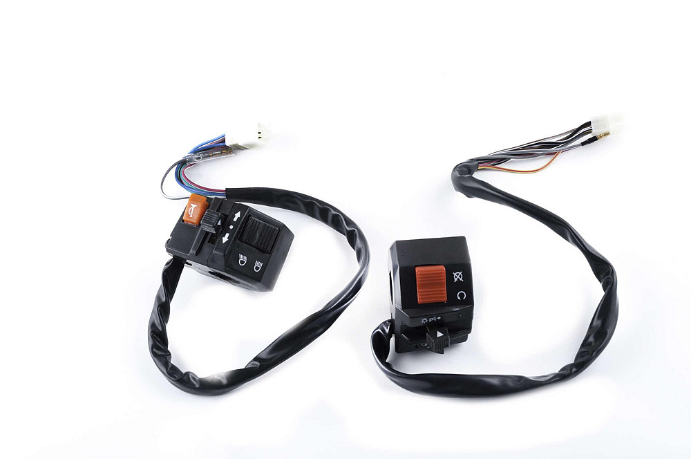 Блоки кнопок керма (пара) Zongshen SPARK R6 (чорні) XVP Киев - изображение 1