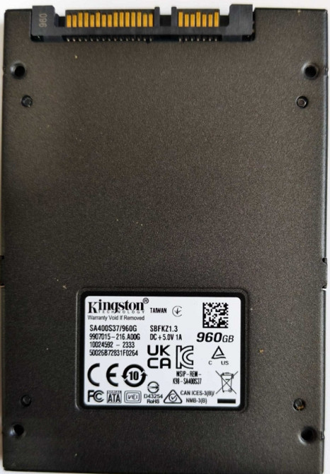 SSD диск Kingston SSD A400 960GB 2.5" SATAIII. Харків - фото 3