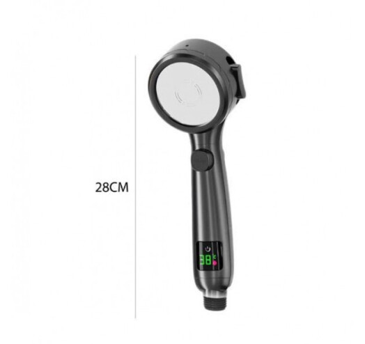 Лійка насадка для душу під тиском з індикатором температури, світлодіодний цифровий дисплей температури Одеса - фото 5