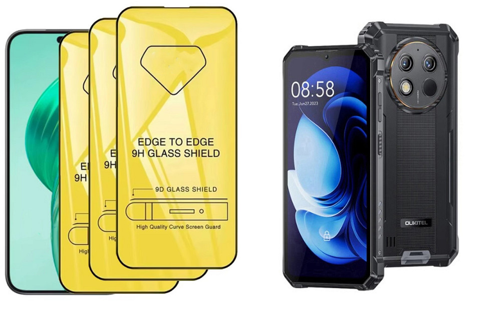 Захисне скло DefenzoGlass для OUKITEL WP28, WP28E, WP28S – подвійна міцність Київ - фото 3