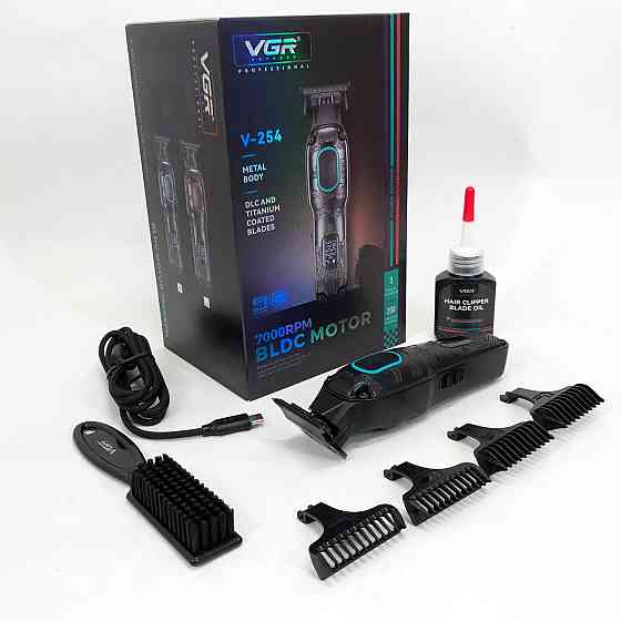 Електрична машинка для стрижки потужна VGR V-254, Професійна машинка для стрижки волосся на акумуляторі WQ-86 Івано-Франківськ