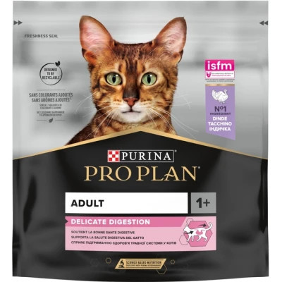 Сухий корм для кішок Purina Pro Plan Delicate Adult 1+ з індичкою 400 г (7613033568671) Вінниця - фото 1