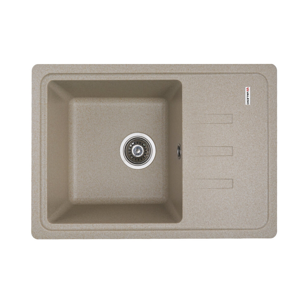 VALESO Гранітна мийка для кухні VALESO LIANA 6243 матова Сафарі Коломыя - изображение 5