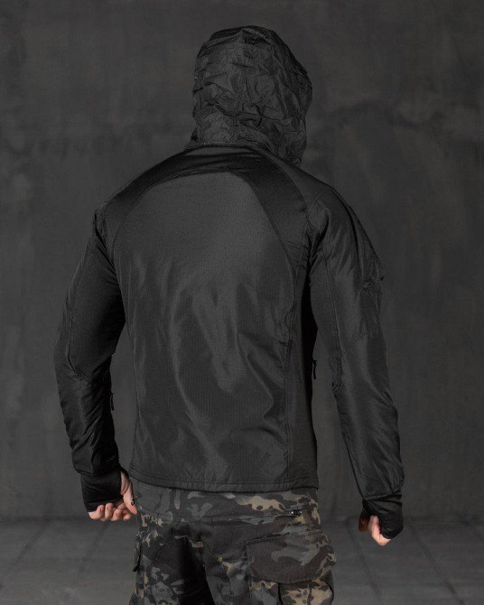 Весенняя тактическая куртка  carrier (аналог uf pro)  черная ВТ0546 Одесса - изображение 3