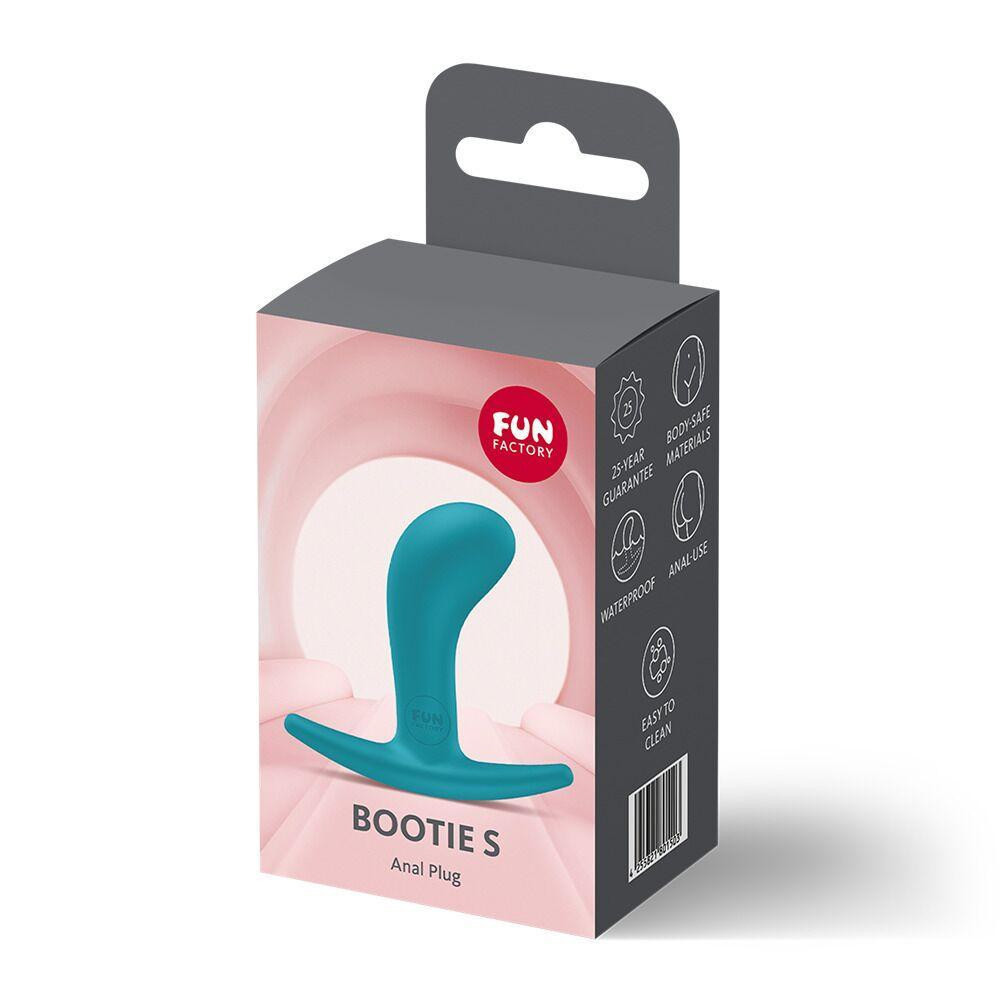 Анальна пробка Fun Factory BOOTIE S Aquamarine, діаметр 2,8 см, тонкий обмежувач Sex Aura Київ - фото 4