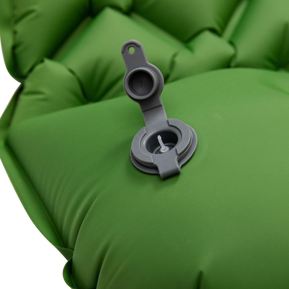 Матрас для палатки надувной походный 190х55х3 см туристический матрас Зеленый SJ-0084GR Киев - изображение 8