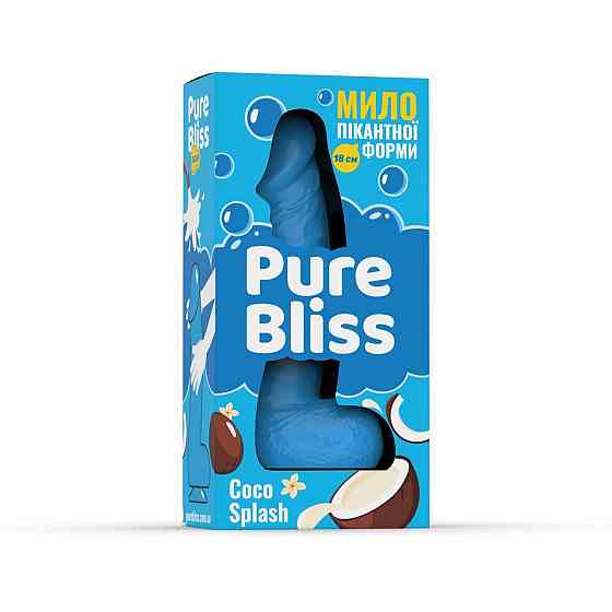 Ароматне мило пікантної форми Pure Bliss Blue Coco Splash (Кокосове молоко) 18 см Sex Aura Київ