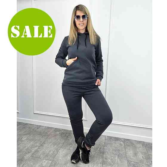 Жіночий спортивний костюм на флісі "Impuls" оптом | Батал | Розпродаж моделі Київ