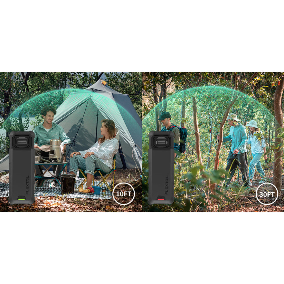 Портативный фумигатор Flextail Max Repel S + Powerbank 9600 мАч (Зеленый) Винница - изображение 6