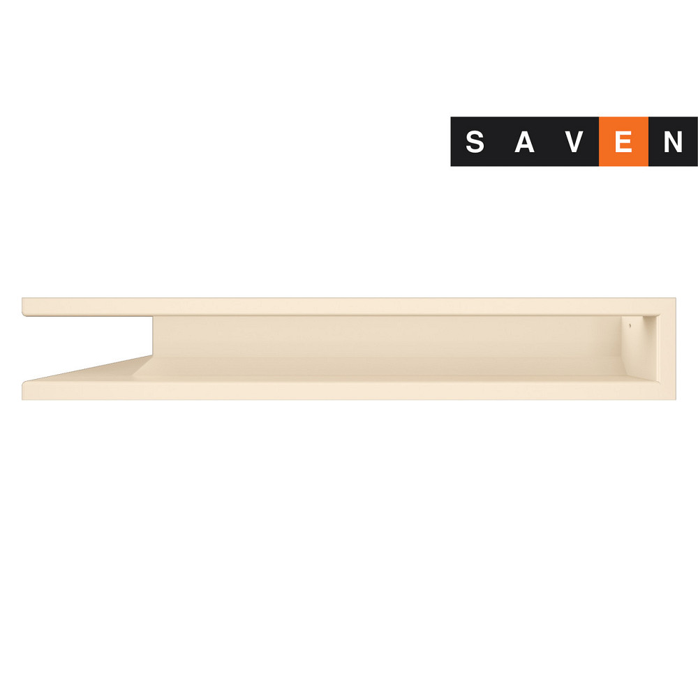 Вентиляційна решітка для каміна кутова ліва SAVEN Loft Angle 90х600х800 кремова Львів - фото 3