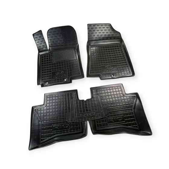 Коврики kia rio 2015-2017 борт 2,5см, с перемычкой салона Мукачево