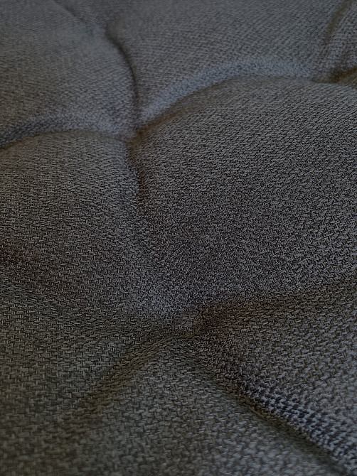 Подушка для стульев (38x38х5 см) круглая Decorator Мальмо цвет графитовый 84-181 Киев - изображение 7