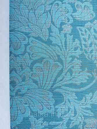 Шпалери флізелінові еко Casadeco Five o'clock 0.53х10 квіти листя зелені з золотистим під тканина гобелен Київ