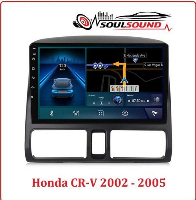 Штатна магнітола: Honda CR-V Android GPS навігатор. Київ - фото 1