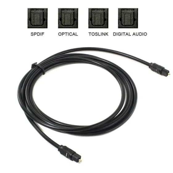 Оптический аудио кабель Toslink 10 м для ТВ и колонок Киев
