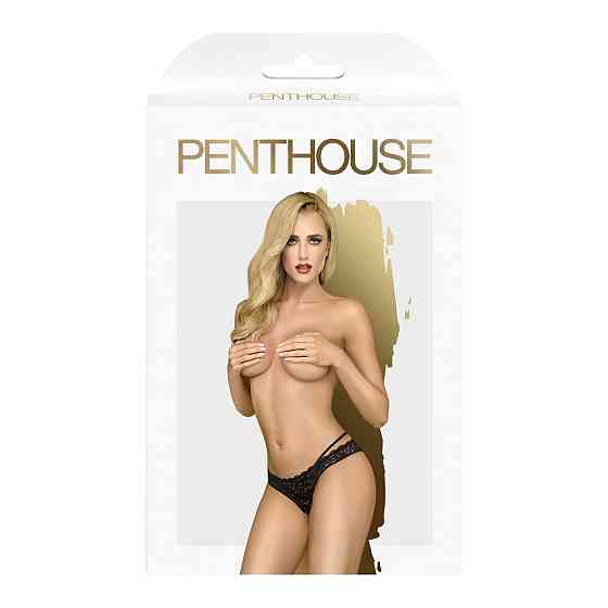 Еротичні чорні стрінги Catch me L/XL Sex Aura Київ